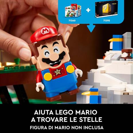 LEGO 71395 Blocco Punto Interrogativo Super Mario 64, Set per Adulti, Livelli in Microscala, Include Peach Princess e Yoshi - 6