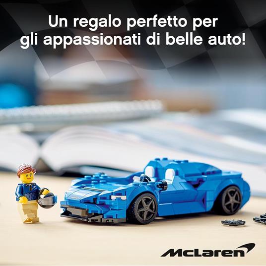 LEGO Speed Champions 76902 McLaren Elva, Macchina Giocattolo per Bambini dai 7 Anni, Auto Sportiva da Corsa con Pilota - 3
