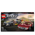LEGO Speed 76903 Champions Chevrolet Corvette C8.R e 1969 Chevrolet Corvette, 2 Modelli di Macchine Giocattolo