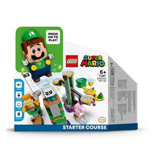 Giocattolo LEGO Super Mario 71387 Avventure di Luigi - Starter Pack, Giocattolo con Personaggi Interattivi LEGO