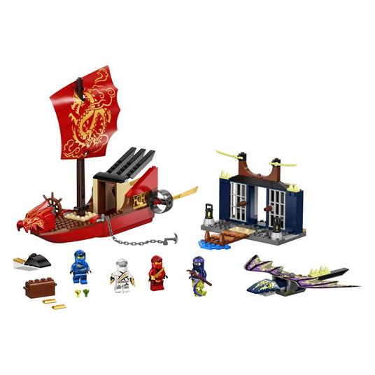 LEGO NINJAGO 71749 Il Volo Finale del Vascello del Destino, Nave Giocattolo per Bambini dai 4 Anni con Drago e 4 Minifigure - 7