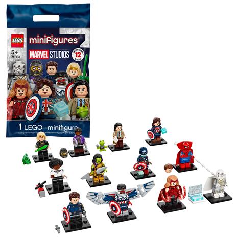 LEGO Minifigures (71031). Marvel Studios, Giocattolo Creativo Supereroi, 1 di 12 Minifigures Collezionabili - 2