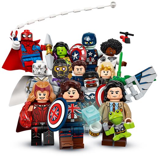 LEGO Minifigures (71031). Marvel Studios, Giocattolo Creativo Supereroi, 1 di 12 Minifigures Collezionabili - 3