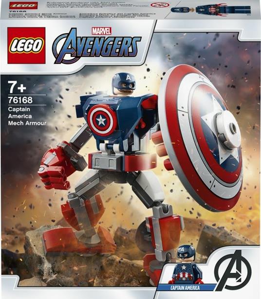 LEGO Super Heroes (76168). Armatura mech di Capitan America - 11