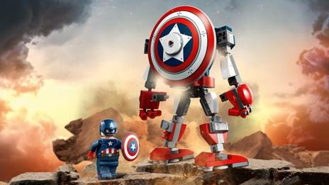 LEGO Super Heroes (76168). Armatura mech di Capitan America - 4