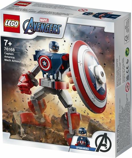 LEGO Super Heroes (76168). Armatura mech di Capitan America - 9