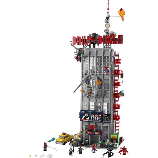 LEGO Marvel 76178 Daily Bugle di Spider-Man, Iconico Set da Collezione per Adulti con 25 Minifigure, Idea Regalo - 8