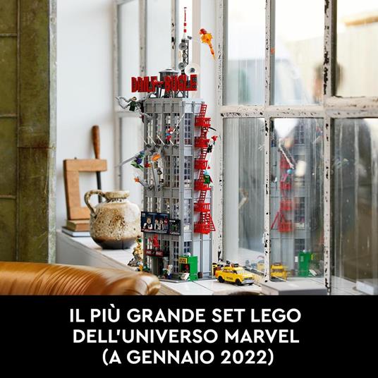 LEGO Marvel 76178 Daily Bugle di Spider-Man, Iconico Set da Collezione per Adulti con 25 Minifigure, Idea Regalo - 7