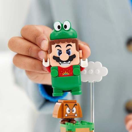 LEGO Super Mario (71392). Mario Rana. Power Up Pack, Giocattoli per Bambini, Giocattoli Creativi - 3