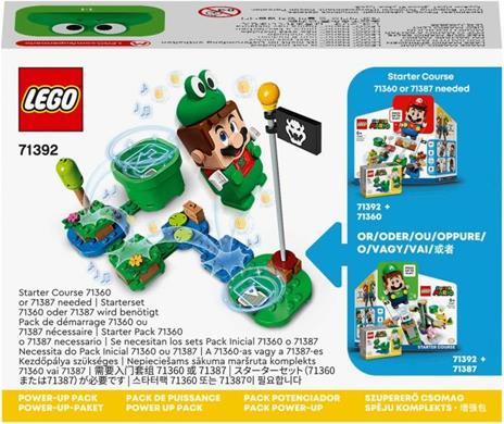 LEGO Super Mario (71392). Mario Rana. Power Up Pack, Giocattoli per Bambini, Giocattoli Creativi - 10