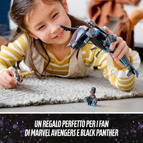 LEGO Super Heroes 76186 Il Dragone Volante di Black Panther, Giocattolo per Bambini dai 8 Anni con Supereroi Marvel Avengers - 2