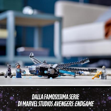 LEGO Super Heroes 76186 Il Dragone Volante di Black Panther, Giocattolo per Bambini dai 8 Anni con Supereroi Marvel Avengers - 6