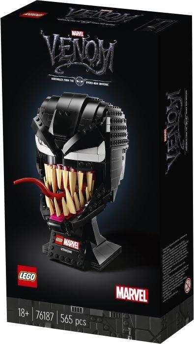 LEGO Super Heroes 76187 Venom, Maschera del Nemico di Spider-Man, Fai da Te da Collezione - 9