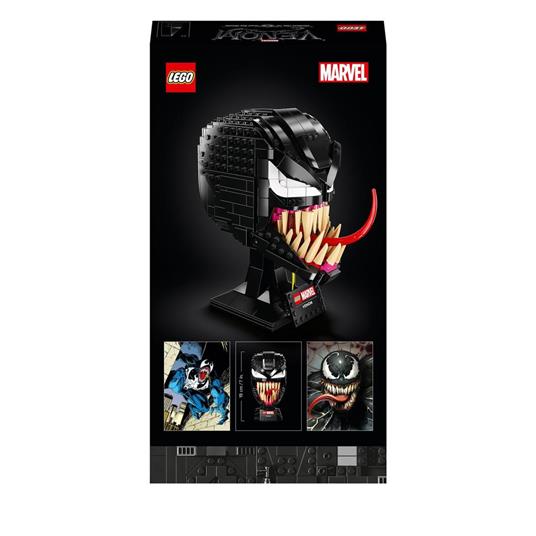 LEGO Super Heroes 76187 Venom, Maschera del Nemico di Spider-Man, Fai da Te da Collezione - 8