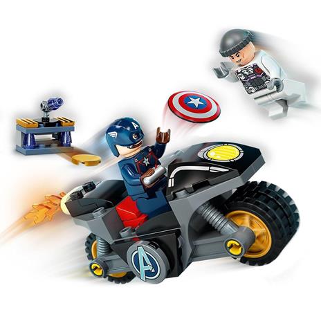 LEGO Super Heroes 76189 Marvel Scontro tra Captain America e Hydra, Giocattolo Supereroi per Bambini dai 4 Anni - 3