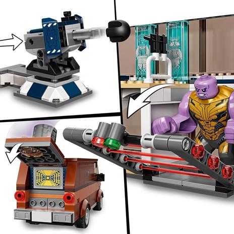 LEGO Super Heroes 76192 Marvel Avengers: Endgame, la Battaglia Finale, Set per Bambini dai 8 Anni con Thanos e 6 minifigure - 4