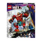 LEGO Marvel 76194 Iron Man Sakaariano di Tony Stark, da Action Figure ad Autovettura, Giocattoli per Bambini dai 8 anni