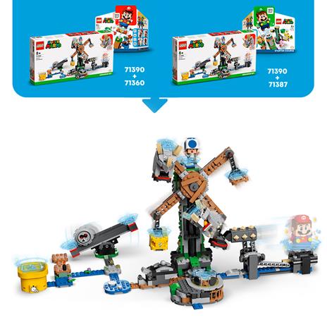 LEGO Super Mario (71390). L'Abbattimento dei Reznor. Pack di Espansione, Giocattoli da Collezione, Giocattoli Creativi - 2
