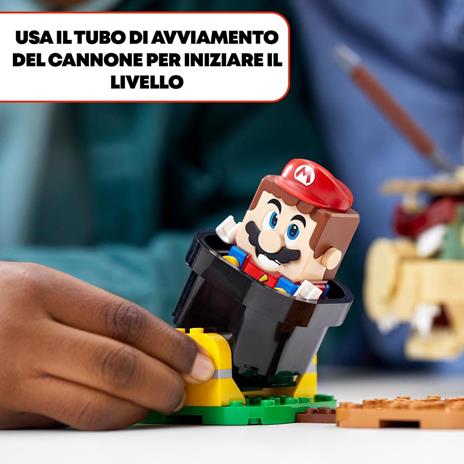 LEGO Super Mario 71391 Il Veliero Volante di Bowser - Pack di Espansione, Set di Costruzioni in Mattoncini per Bambini - 5