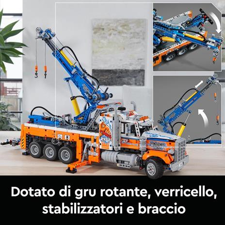 LEGO Technic 42128 Autogrù Pesante, Set da Costruzione, Mattoncini per Costruzioni, Carro Attrezzi Giocattolo, Idee Regalo - 5