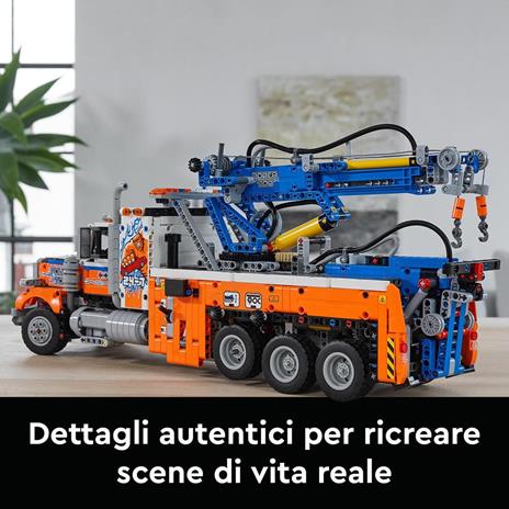 LEGO Technic 42128 Autogrù Pesante, Set da Costruzione, Mattoncini per Costruzioni, Carro Attrezzi Giocattolo, Idee Regalo - 6