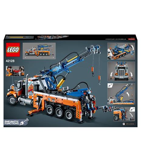 LEGO Technic 42128 Autogrù Pesante, Set da Costruzione, Mattoncini per Costruzioni, Carro Attrezzi Giocattolo, Idee Regalo - 9