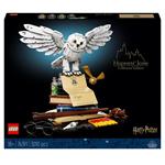 LEGO Harry Potter 76391 Icone di Hogwarts - Edizione del Collezionista, Set da Collezione con Edvige e 3 Minifigure d'Oro