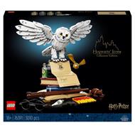 LEGO Harry Potter Icone di Hogwarts - Edizione del Collezionista, Set da Collezione con Edvige e 3 Minifigure d'Oro, 76391