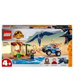 LEGO Jurassic World 76943 Inseguimento dello Pteranodonte, Giochi per bambini di 4+ Anni con Dinosauro Giocattolo