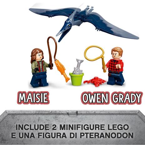 LEGO Jurassic World 76943 Inseguimento dello Pteranodonte, Giochi per bambini di 4+ Anni con Dinosauro Giocattolo - 3