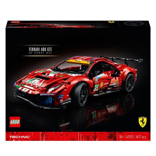 LEGO Technic (42125). Ferrari 488 GTE "AF Corse #51"