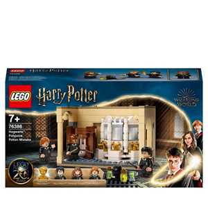 Giocattolo LEGO Harry Potter 76386 Hogwarts: Errore della Pozione Polisucco, Castello Giocattolo con Minifigure d'Oro 20° Anniversario LEGO