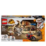 LEGO Jurassic World 76945 Atrociraptor: Inseguimento sulla Moto, con Dinosauro Giocattolo, Giochi per Bambini di 6+ Anni