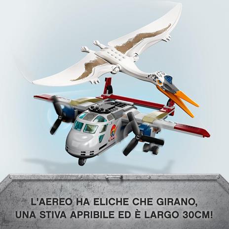 LEGO Jurassic World 76947 Quetzalcoatlus: Agguato Aereo, Giochi per Bambini di 7+ Anni con Dinosauri Giocattolo e Minifigure - 3