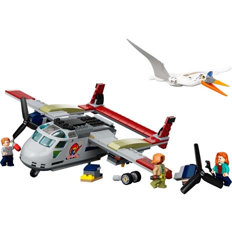 LEGO Jurassic World 76947 Quetzalcoatlus: Agguato Aereo, Giochi per Bambini di 7+ Anni con Dinosauri Giocattolo e Minifigure - 8