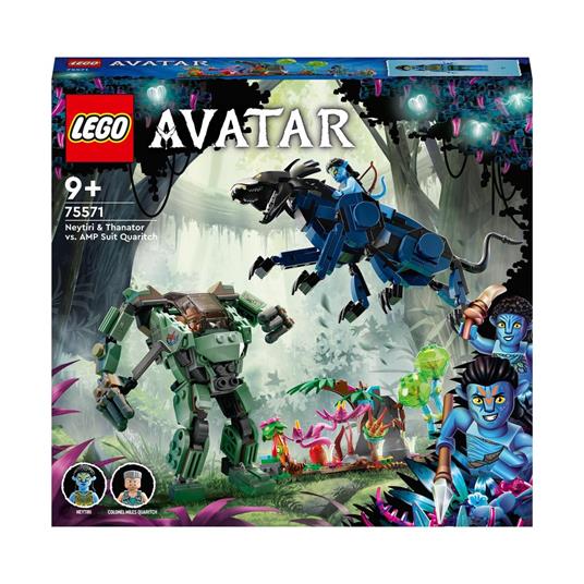 LEGO Avatar 75571 Neytiri e Thanator vs. Quaritch con Tuta AMP, Modellini da Costruire di Animale e Mech, Giochi per Bambini - LEGO - Coconut 2022 - TV & Movies - Giocattoli | IBS