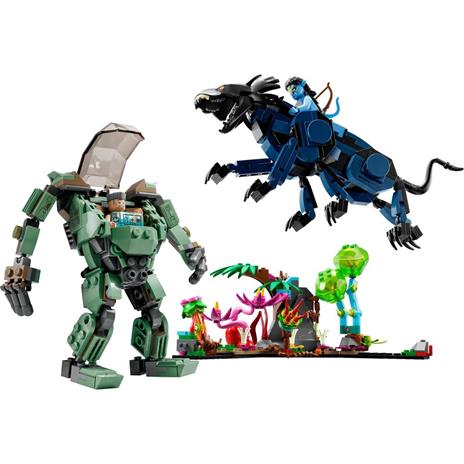 LEGO Avatar 75571 Neytiri e Thanator vs. Quaritch con Tuta AMP, Modellini da Costruire di Animale e Mech, Giochi per Bambini - 7
