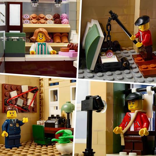LEGO 10278 Icons Stazione di Polizia, Set Costruzioni per Adulti, Modellino da Costruire di Caserma, Idee Regalo Fai da Te - 4
