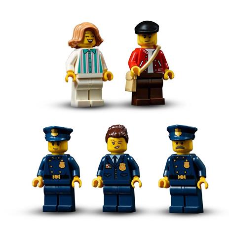 LEGO 10278 Icons Stazione di Polizia, Set Costruzioni per Adulti, Modellino da Costruire di Caserma, Idee Regalo Fai da Te - 6