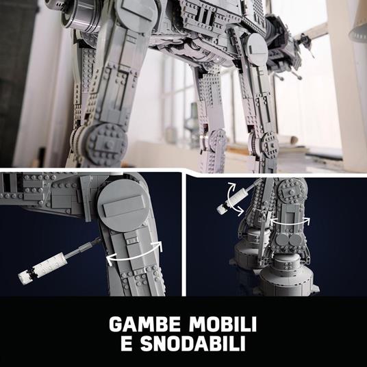 LEGO Star Wars 75313 AT-AT, Modello Costruibile Walker Guerre Stellari UCS, Set per Adulti da Collezione con Luke Skywalker - 5