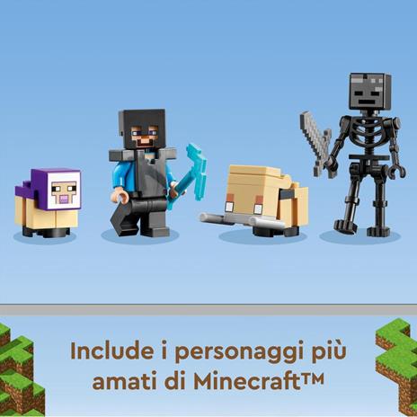 LEGO Minecraft 21172 Il Portale in Rovina, Set Giocattoli per Bambini con Steve, la Pecorella e il Baby Hoglin - 3