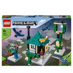 LEGO Minecraft 21173 Sky Tower, Set Giocattoli per Bambini di 8 Anni con Minifigure del Pilota e Tanti Accessori Autentici