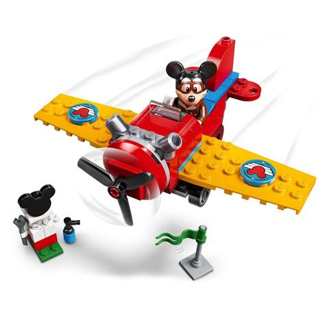 LEGO Disney 10772 Mickey and Friends L'Aereo a Elica di Topolino, Aereo Giocattolo, Giochi per Bambini dai 4 Anni - 3