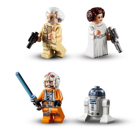 LEGO Star Wars 75301 X-Wing Fighter di Luke Skywalker, Set Guerre Stellari, Minifigure della Principessa Leila e Droide R2-D2 - 7