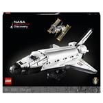 LEGO Icons 10283 NASA Space Shuttle Discovery, Set Fai da Te per Adulti, Modellino da Costruire con Telescopio Hubble