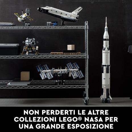 LEGO Icons 10283 NASA Space Shuttle Discovery, Set Fai da Te per Adulti, Modellino da Costruire con Telescopio Hubble - 9