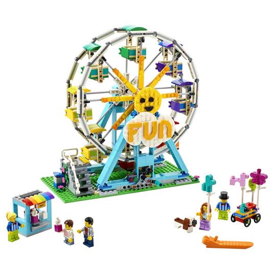 LEGO Creator 31119 3 in 1 Ruota Panoramica, Autoscontro e Giostra, Playset Parco Giochi, Costruzioni per Bambini dai 9 Anni - 7
