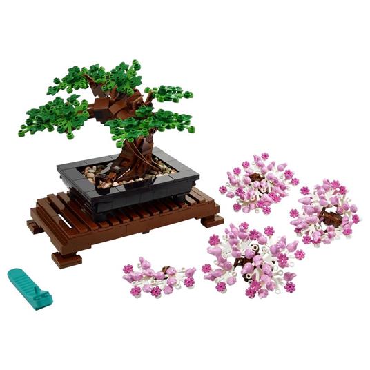 LEGO Icons 10281 Albero Bonsai, Piante Artificiali, Costruzione in Mattoncini, Decorazioni Casa, Hobby Creativi per Adulti - 8