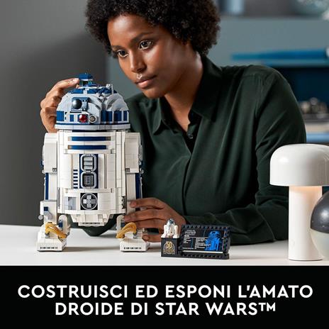 LEGO Star Wars 75308 R2-D2 Droide da Costruzione per Adulti, Modello da Esposizione con Spada Laser di Luke Skywalker - 2