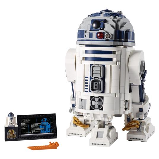 LEGO Star Wars 75308 R2-D2 Droide da Costruzione per Adulti, Modello da Esposizione con Spada Laser di Luke Skywalker - 7